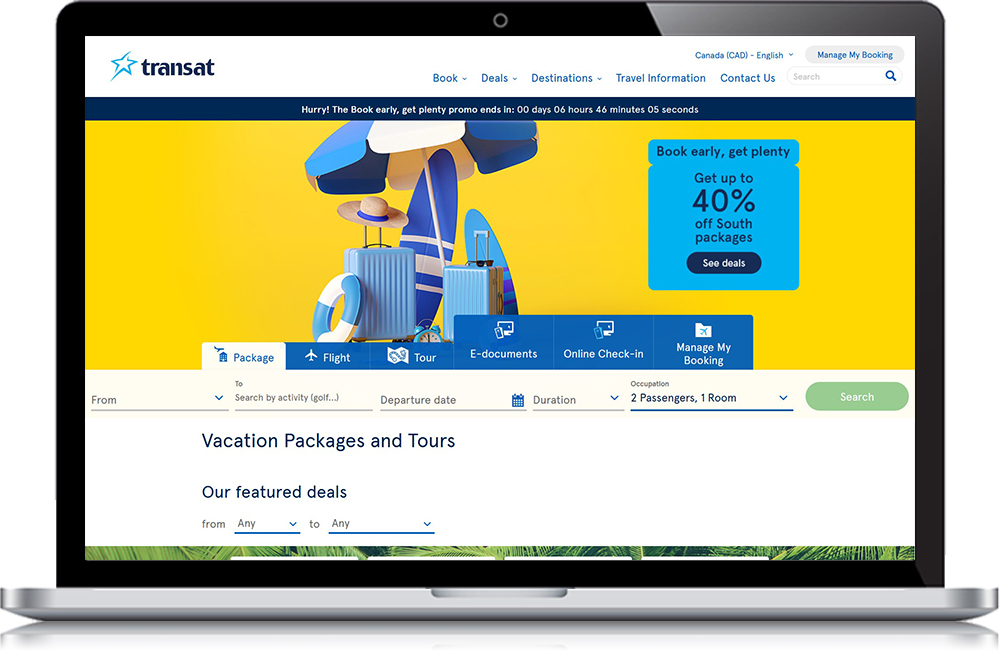 Featured Company: Transat Tours Canada